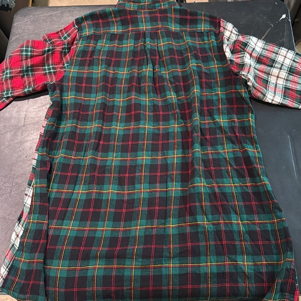Ralph Lauren plaid flannel Sleep Shirt Size XL C44‎ - Picture 6 of 6